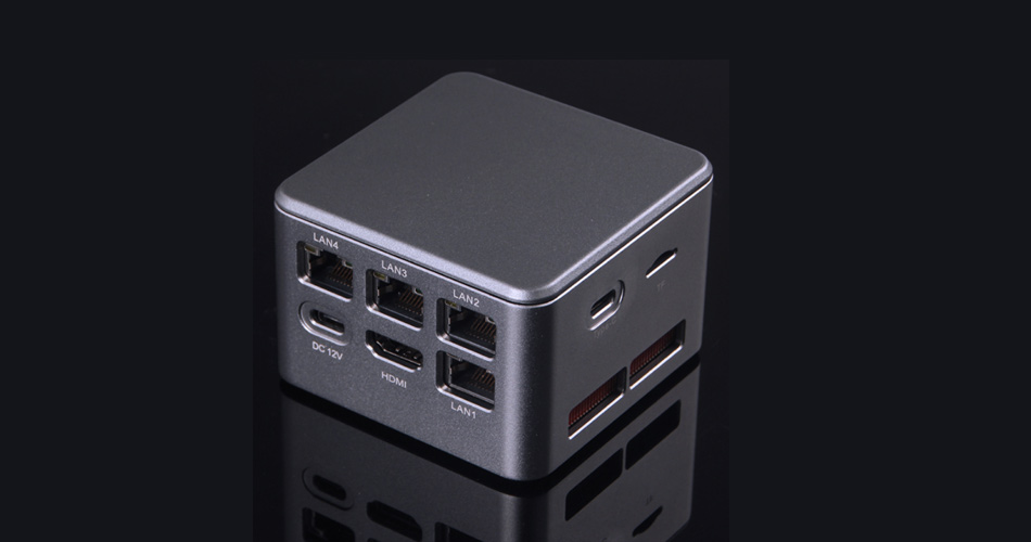派勤C-BOX-M1,四网口软路由空间魔法师N5105/N6005系列迷你主机