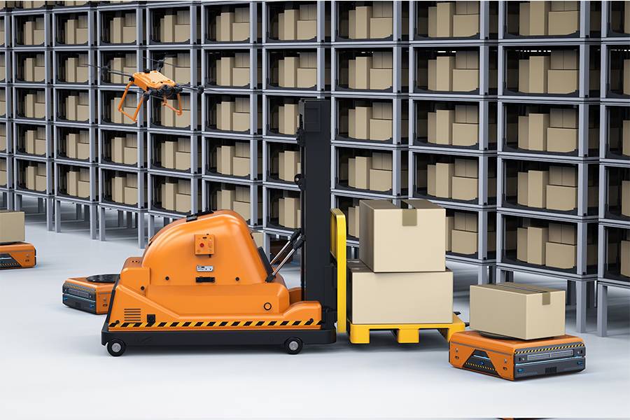 派勤携手仓储AGV,实现物流仓储设施的“变形记” 派勤携手仓储AGV,实现物流仓储设施的“变形记”