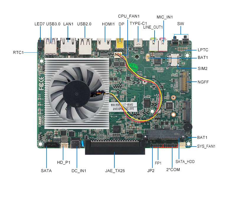 新品上市:派勤第八代Whiskey Lake-U OPS电脑主板,超高清4K/60Hz 新品上市:派勤第八代Whiskey Lake-U OPS电脑主板,超高清4K/60Hz
